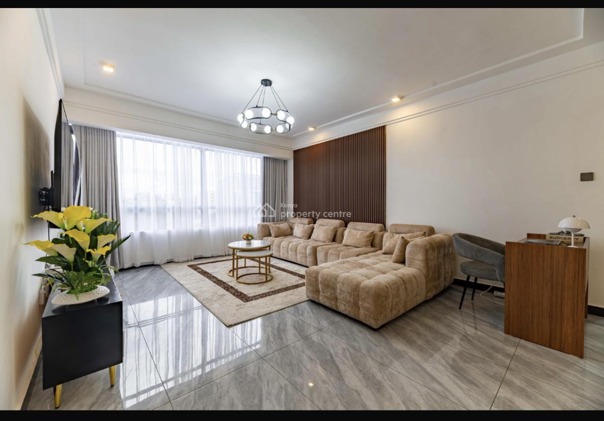 Fully Furnished and Serviced 3 Bedroom Apartment All Ensuite, Kilimani, Nairobi, Apartment for Rent