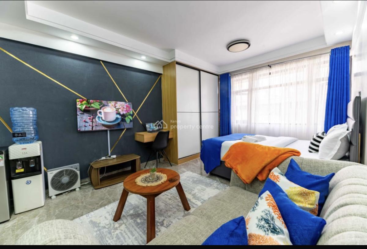 Fully Furnished and Serviced Studio Apartment Available, Kilimani, Nairobi, Apartment for Rent