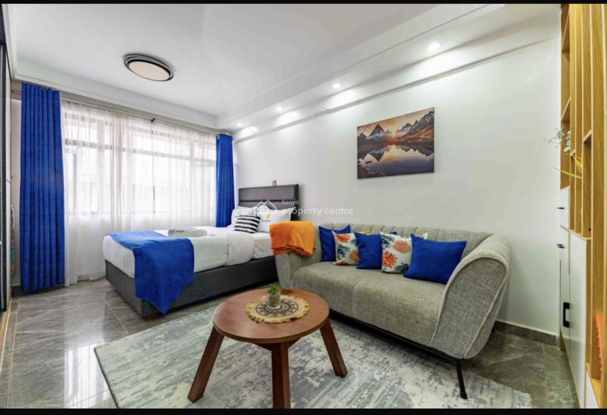 Fully Furnished and Serviced Studio Apartment Available, Kilimani, Nairobi, Apartment for Rent