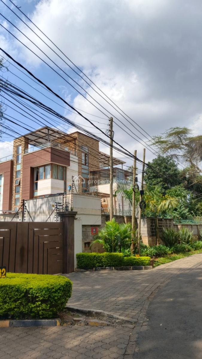 an Elegant  5 Bedroom Fully Furnished Townhouse All Ensuite Plus Dsq, Lavington, Nairobi, House for Rent