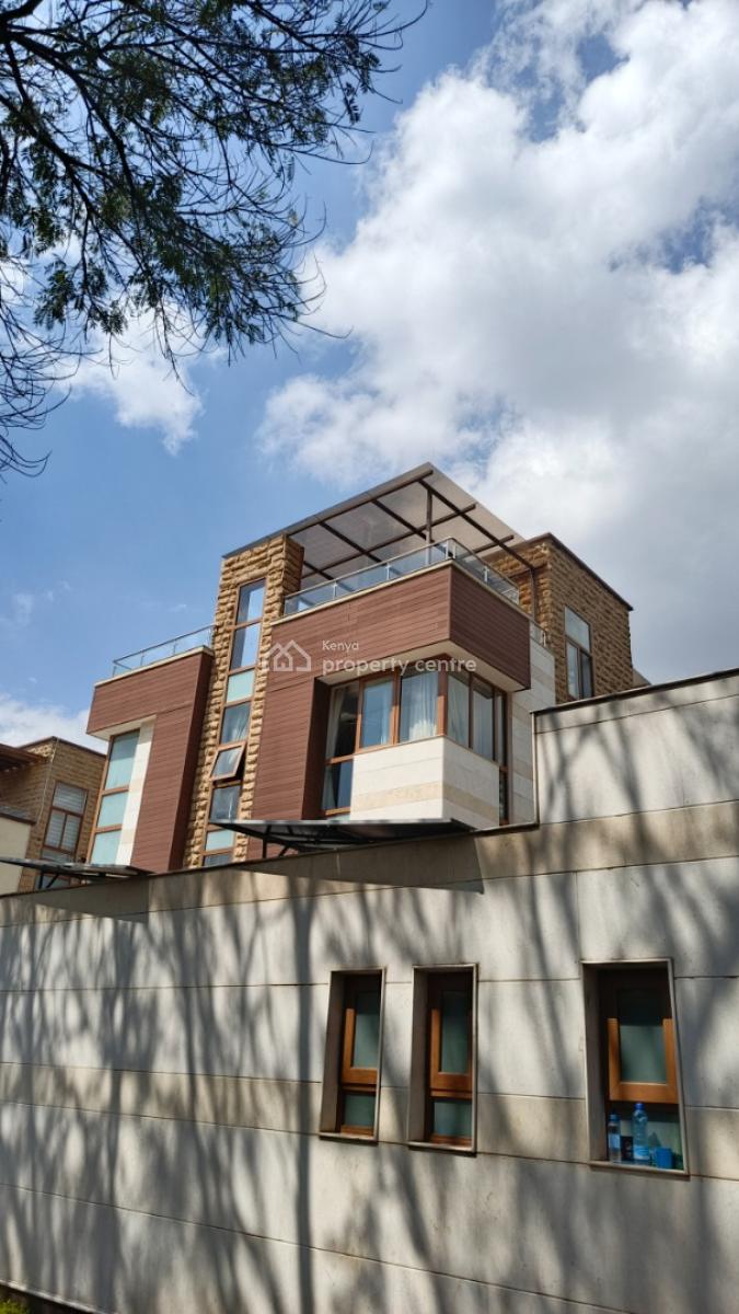 an Elegant  5 Bedroom Fully Furnished Townhouse All Ensuite Plus Dsq, Lavington, Nairobi, House for Rent