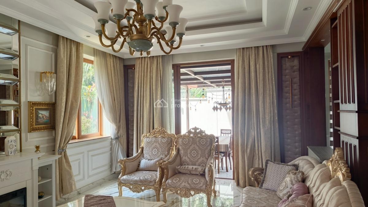 an Elegant  5 Bedroom Fully Furnished Townhouse All Ensuite Plus Dsq, Lavington, Nairobi, House for Rent