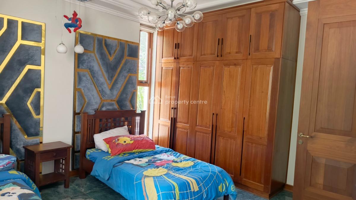 an Elegant  5 Bedroom Fully Furnished Townhouse All Ensuite Plus Dsq, Lavington, Nairobi, House for Rent