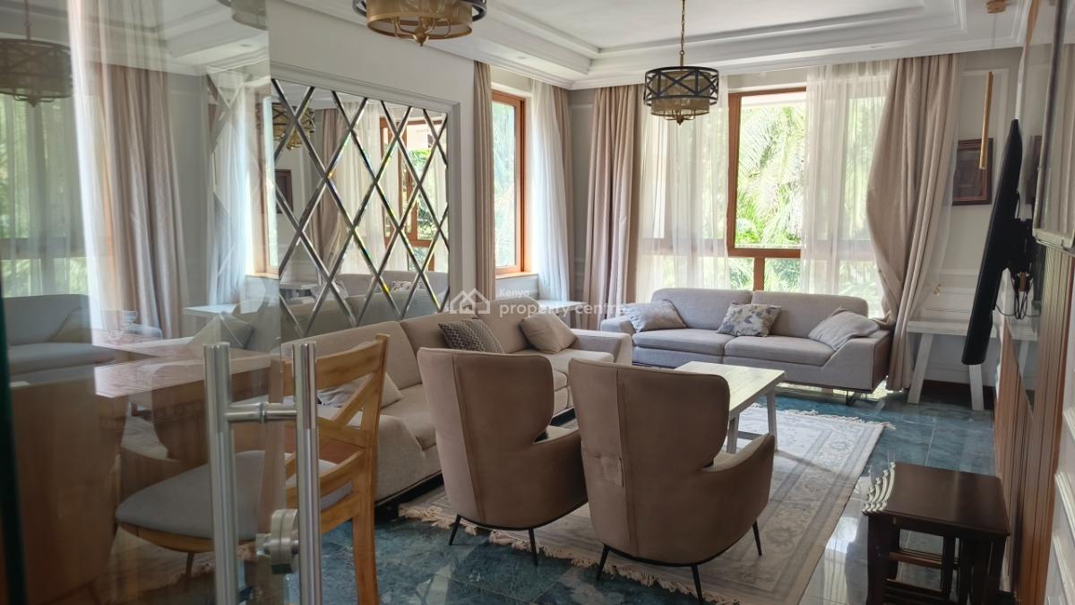 an Elegant  5 Bedroom Fully Furnished Townhouse All Ensuite Plus Dsq, Lavington, Nairobi, House for Rent