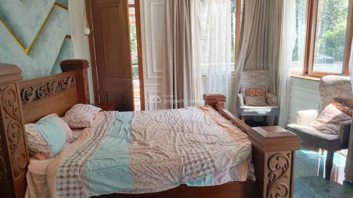 an Elegant  5 Bedroom Fully Furnished Townhouse All Ensuite Plus Dsq, Lavington, Nairobi, House for Rent
