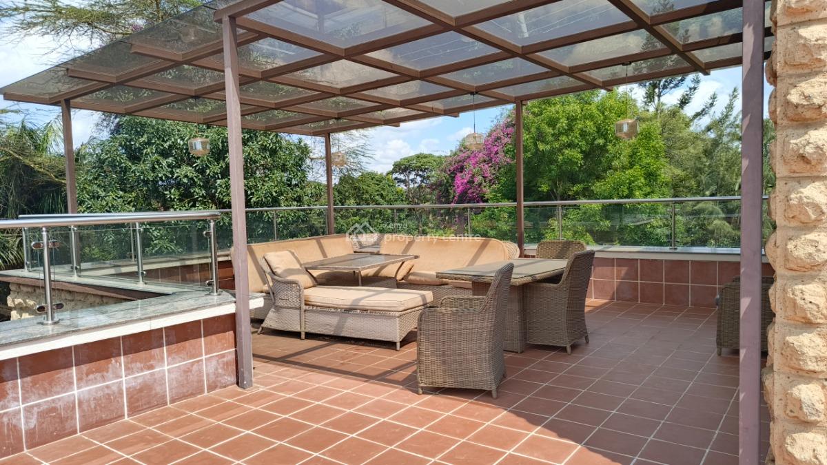 an Elegant  5 Bedroom Fully Furnished Townhouse All Ensuite Plus Dsq, Lavington, Nairobi, House for Rent