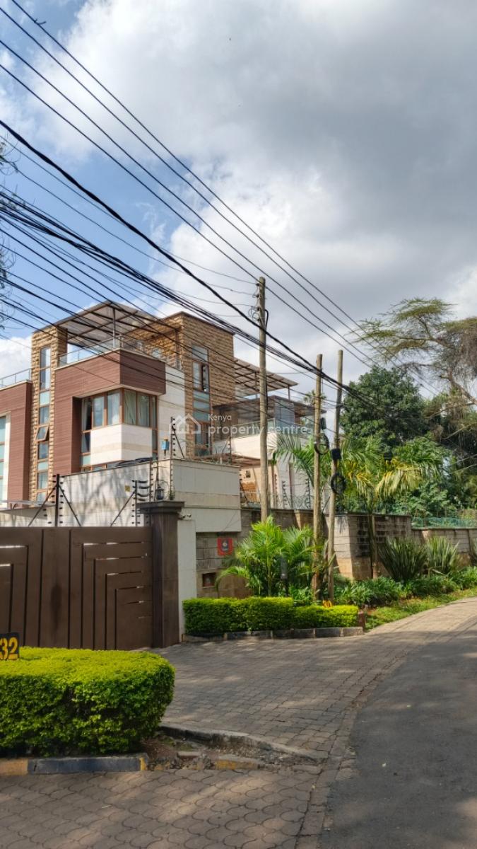 an Executive Spacious 5 Bedroom Townhouse Fully Furnished Plus Dsq, Lavington, Nairobi, House for Sale