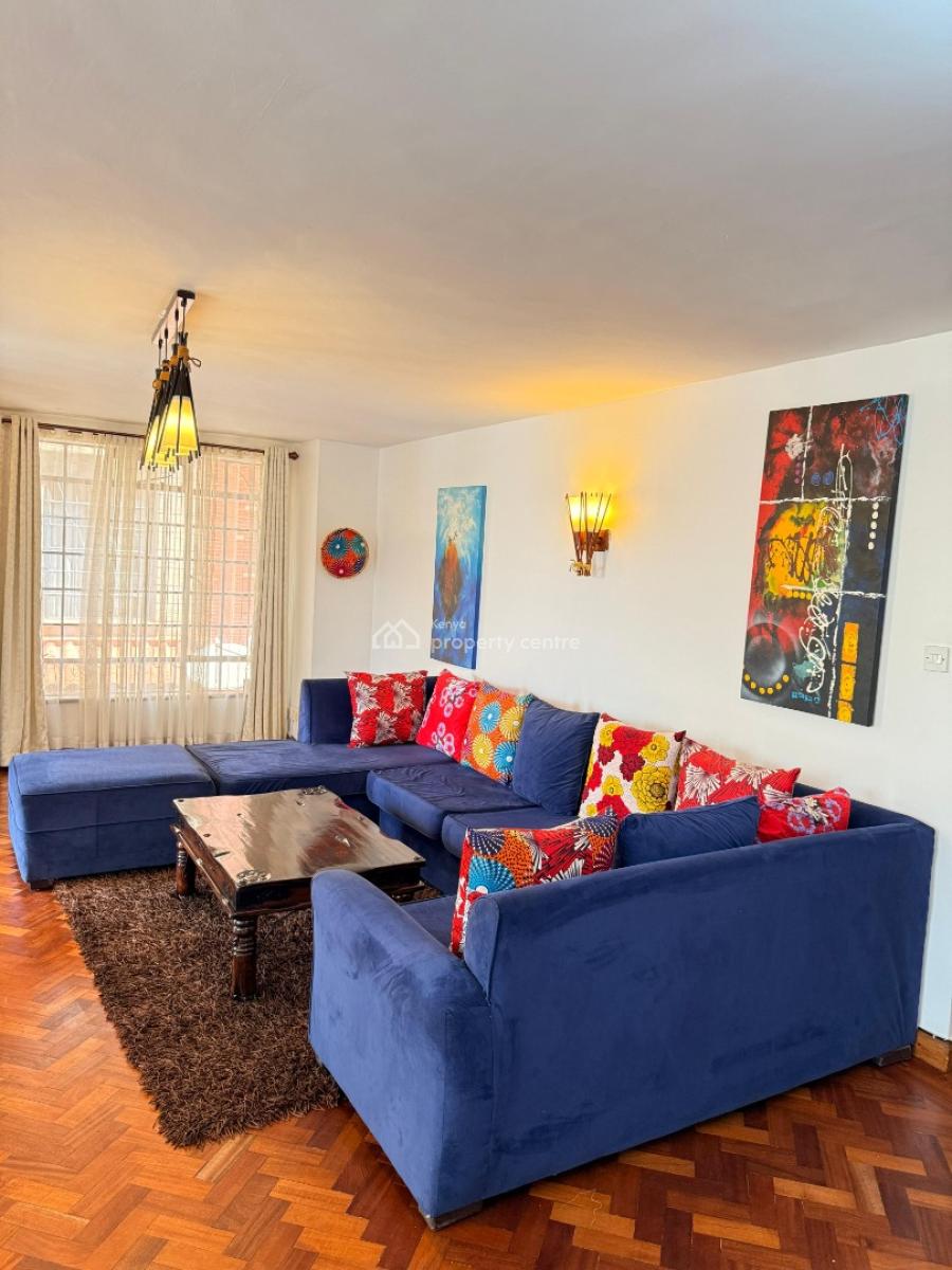 Fully Furnished 3 Bedroom Apartment+ Sq, State House Avenue, Kilimani, Nairobi, Apartment for Rent