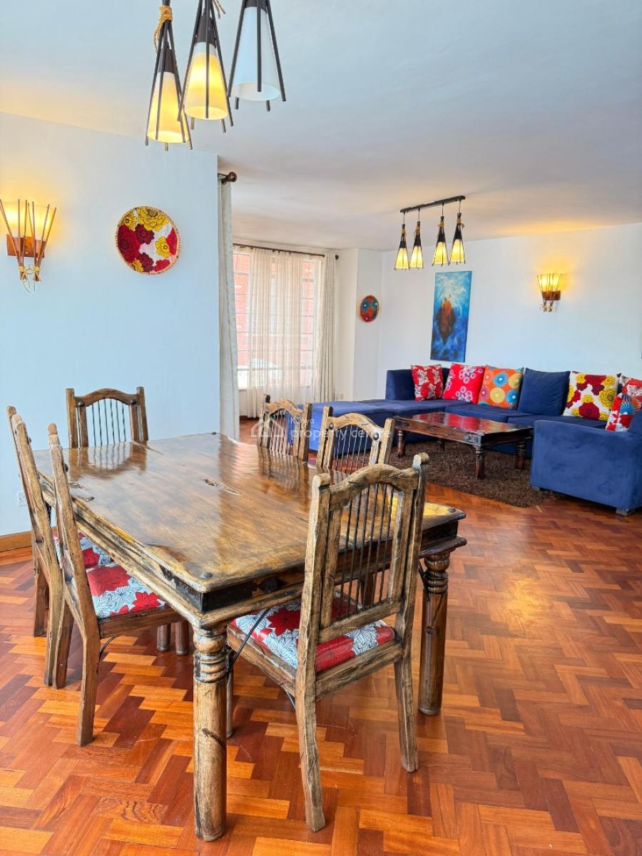 Fully Furnished 3 Bedroom Apartment+ Sq, State House Avenue, Kilimani, Nairobi, Apartment for Rent