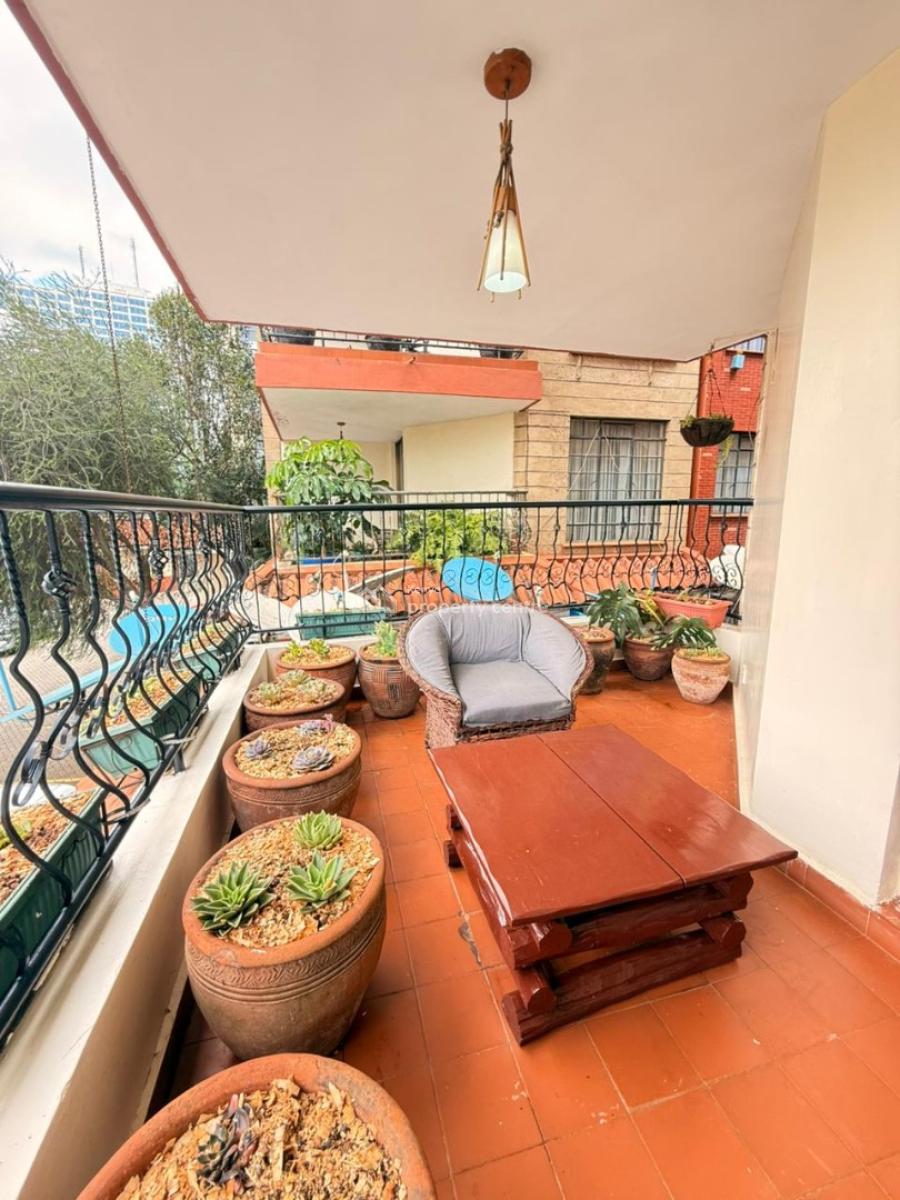 Fully Furnished 3 Bedroom Apartment+ Sq, State House Avenue, Kilimani, Nairobi, Apartment for Rent