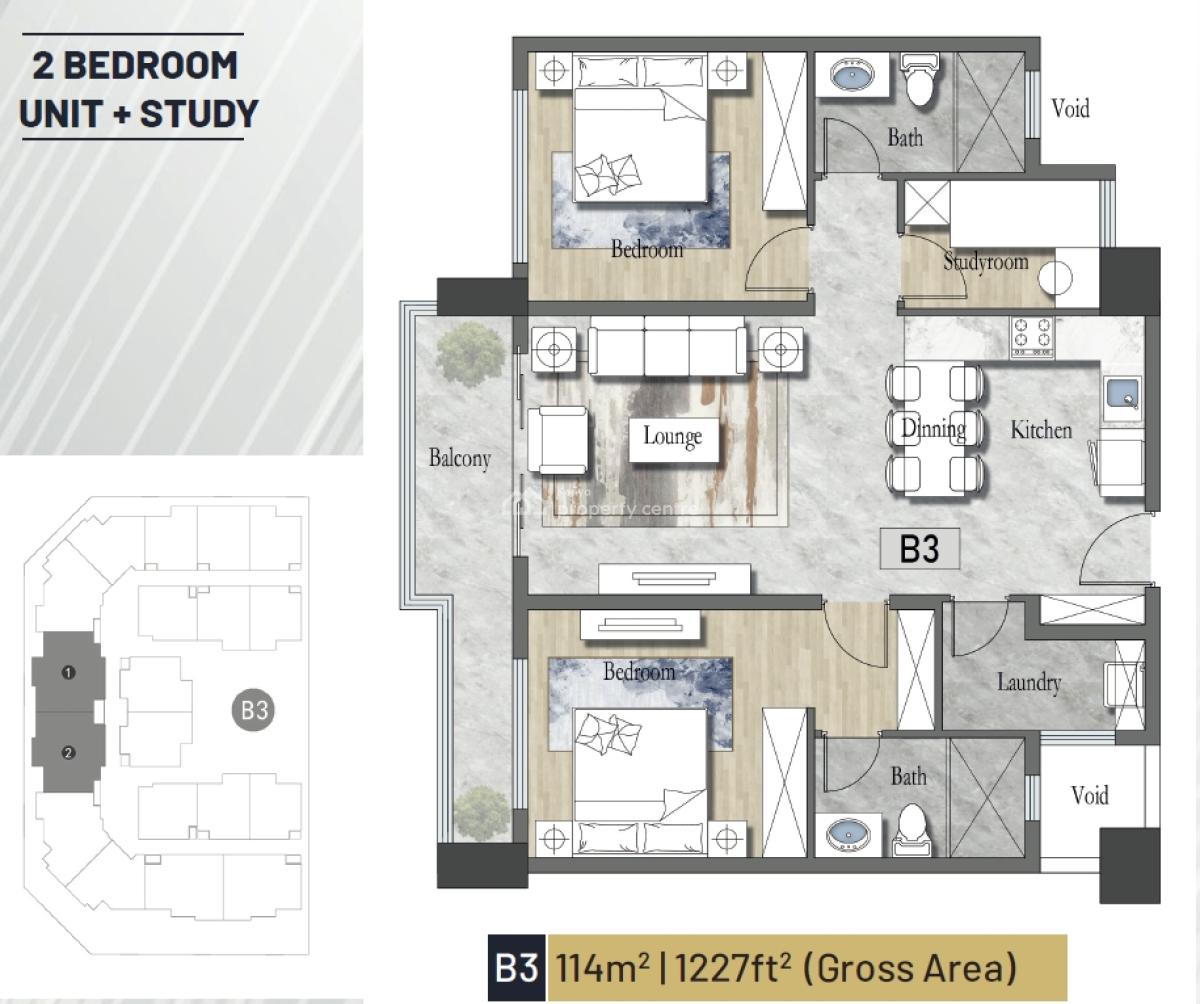 Executive 2 Bedrooms Apartments., Westlands, Westlands, Nairobi, Apartment for Sale