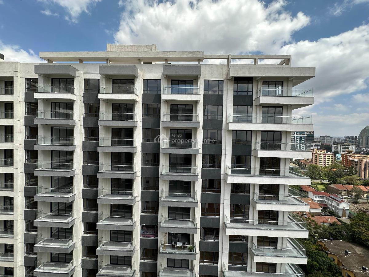 New 3 Bedrooom with Panoramic Views of Kilimani, Near Yaya Centre and Ngong Road, Kilimani, Nairobi, Apartment for Sale