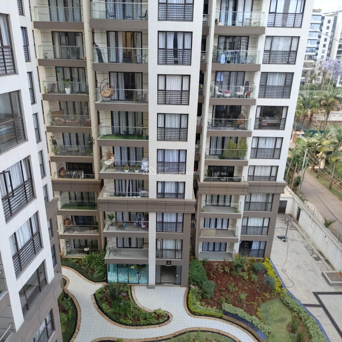 an Elegant Spacious 3 Bedroom 2 Ensuite, Riverside Drive, Westlands, Nairobi, Apartment for Sale