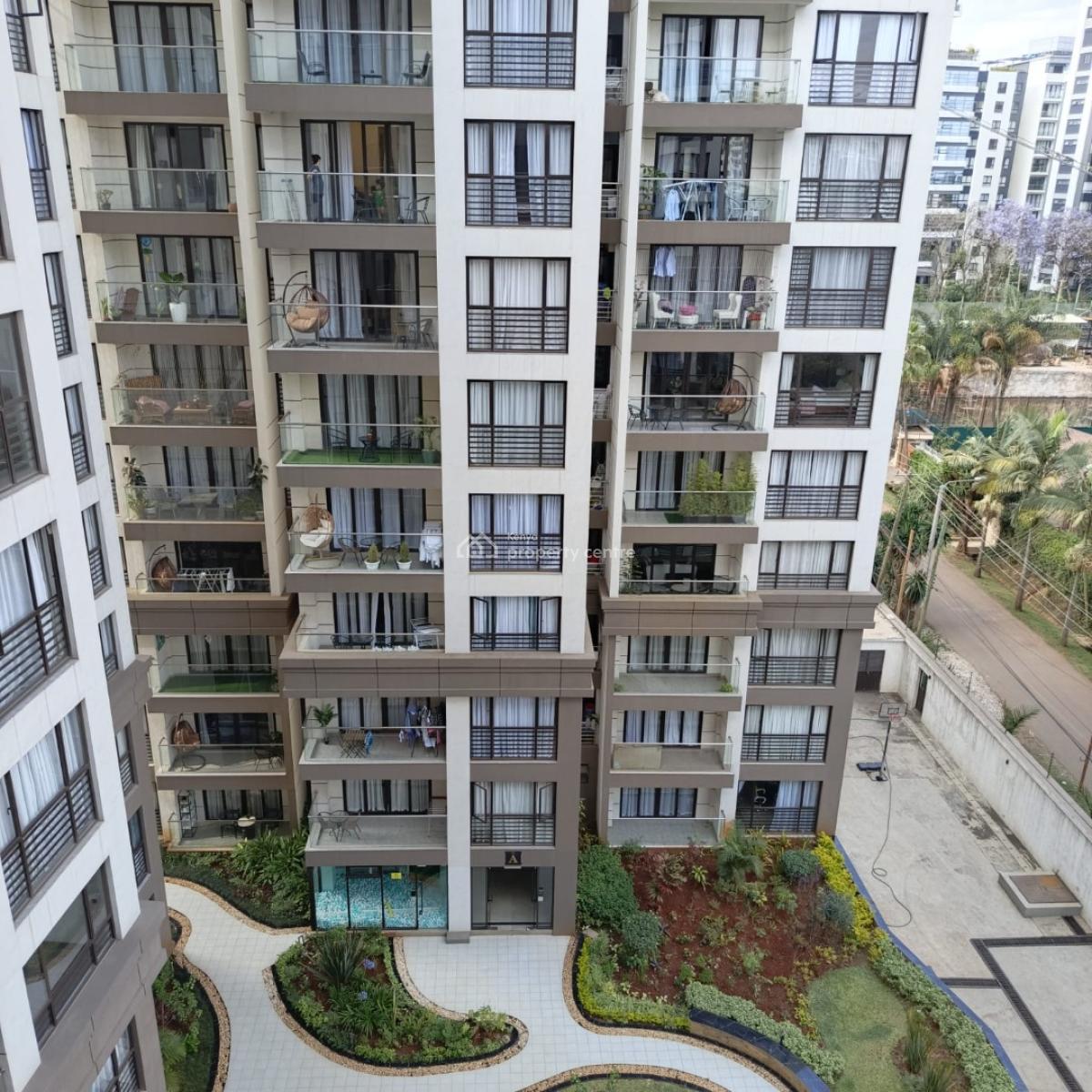an Elegant Spacious 3 Bedroom 2 Ensuite, Riverside Drive, Westlands, Nairobi, Apartment for Sale