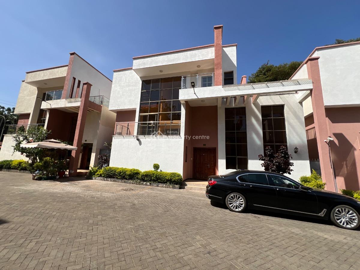Elegant 5 Bedroom Townhouse Plus Dsq in Lavington Along Chalbi Drive, Chalbi Drive, Lavington, Nairobi, Townhouse for Rent