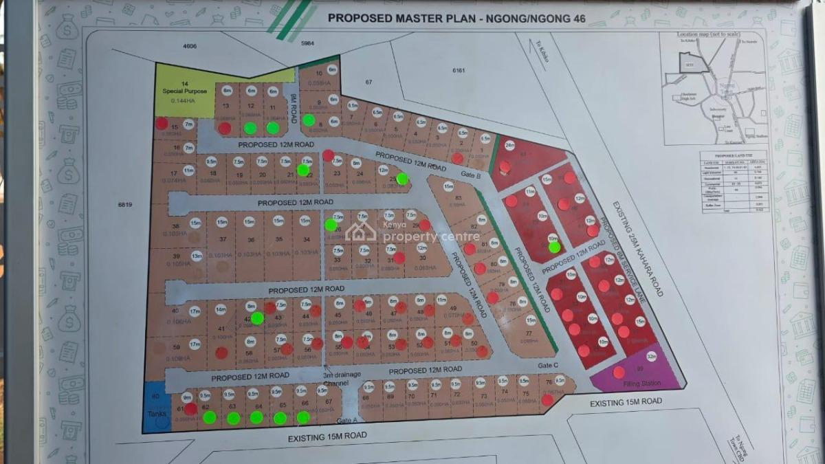 Plots in Ngong : Commercial, Lemiso Road, Ngong, Kajiado, Land for Sale
