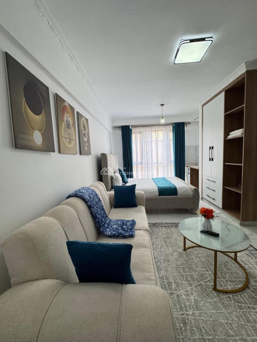 Fully Furnished and Serviced Studio Apartment, Kilimani, Nairobi, Apartment for Rent