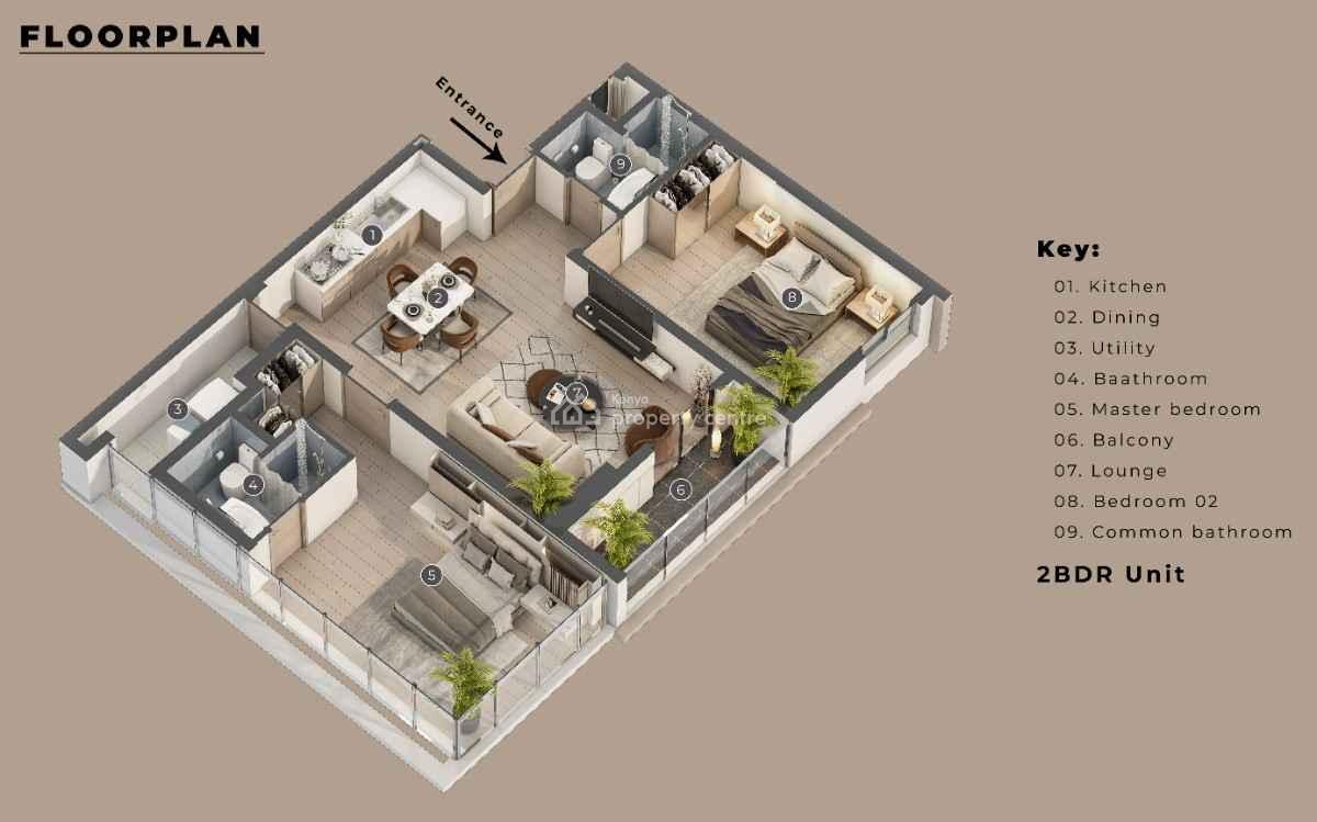 Affordable Apartments in Kilimani, Kilimani, Nairobi, Bedsitter (single Room) for Sale