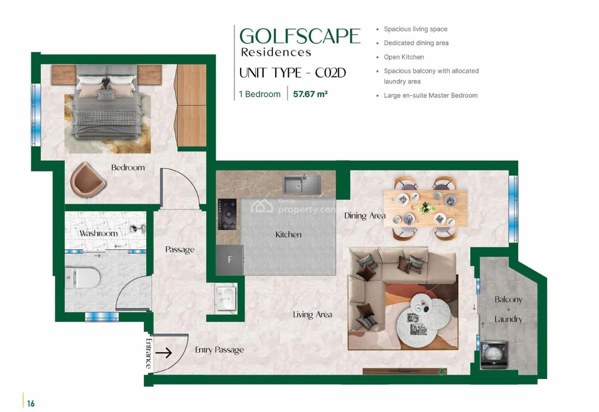 Golfscape Modern Apartments, Ngong Road, Kilimani, Nairobi, Apartment for Sale