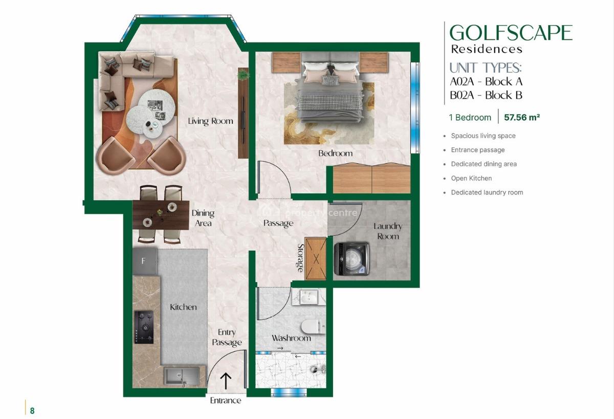 Golfscape Modern Apartments, Ngong Road, Kilimani, Nairobi, Apartment for Sale