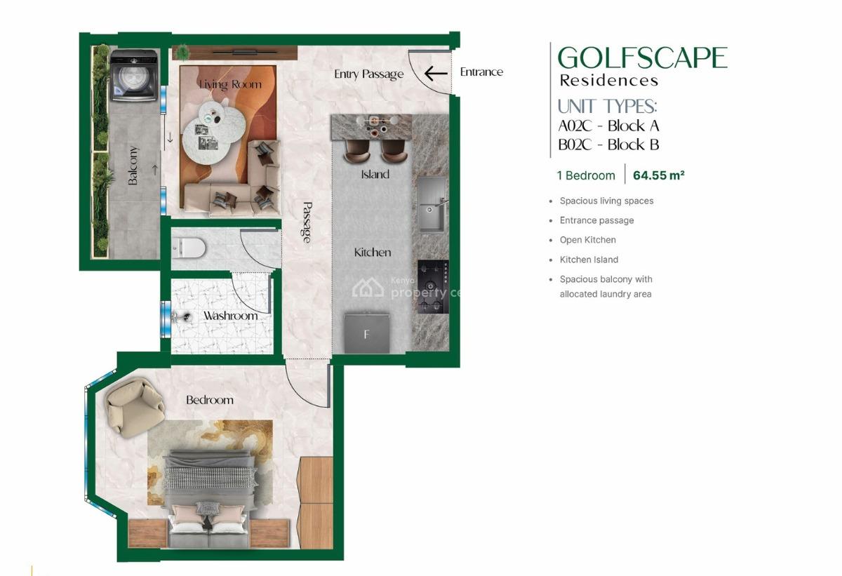 Golfscape Modern Apartments, Ngong Road, Kilimani, Nairobi, Apartment for Sale