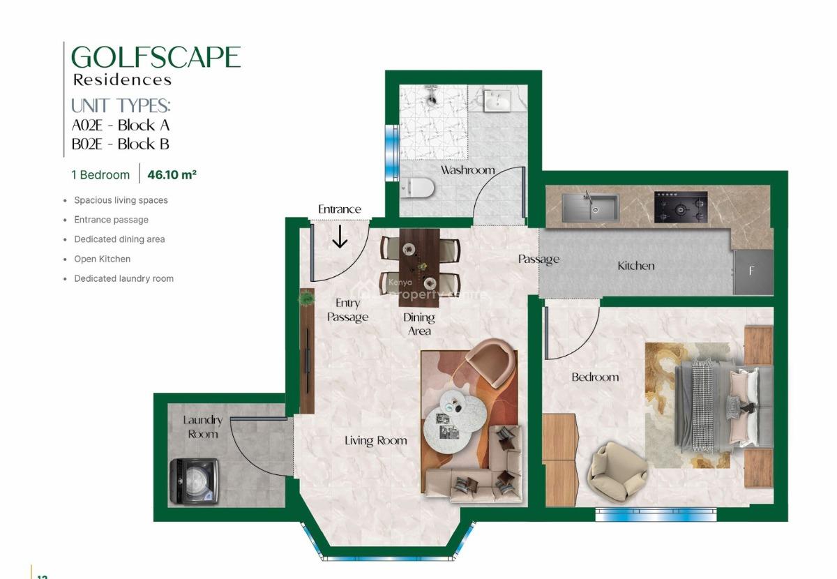 Golfscape Modern Apartments, Ngong Road, Kilimani, Nairobi, Apartment for Sale