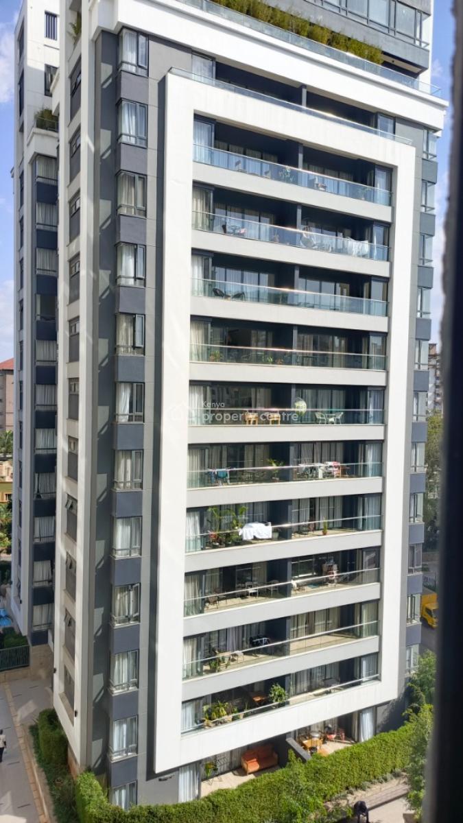 an Elegant Spacious 3 Bedroom Master Ensuite Plus Sq, Riverside Drive, Westlands, Nairobi, Apartment for Rent
