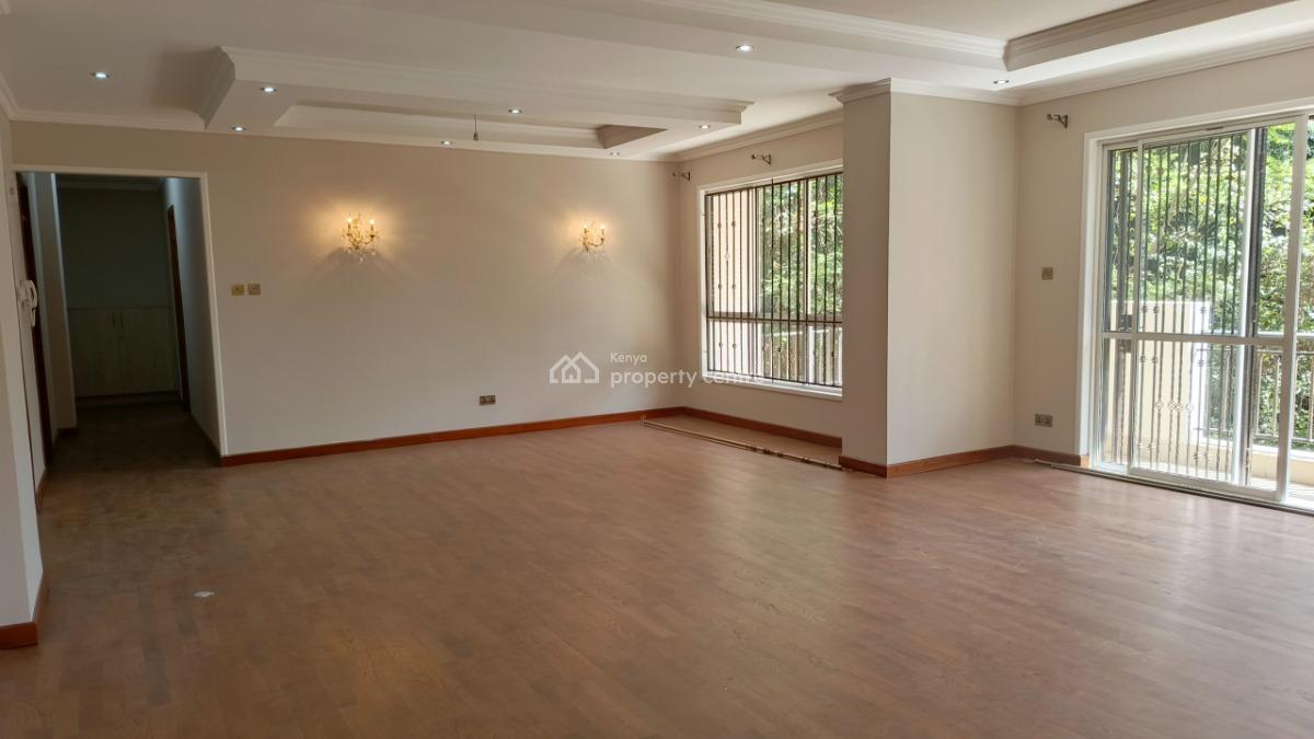 an Excellent Very Spacious 3 Bedroom All Ensuite Plus Dsq, Riverside Drive, Westlands, Nairobi, Apartment for Rent