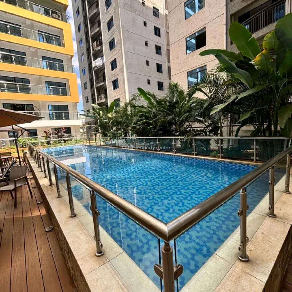 1 Bedroom with Swimming Pool, Kileleshwa, Nairobi, Apartment for Rent