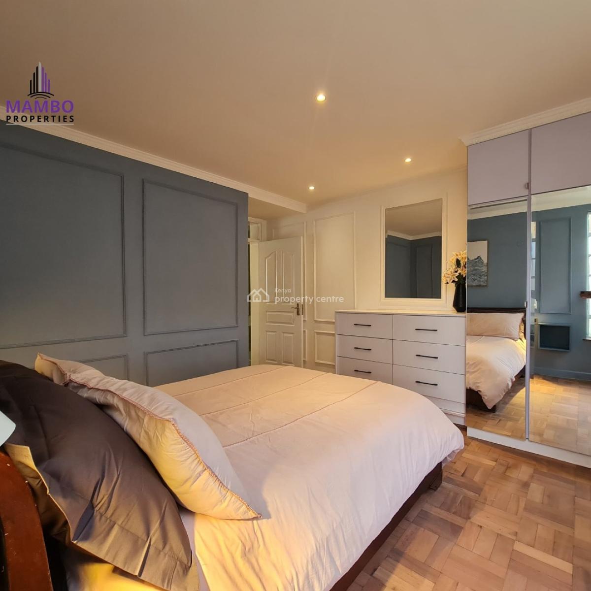 Furnished 1-bedroom Apartment., Riverside Drive., Westlands, Nairobi, Apartment for Rent