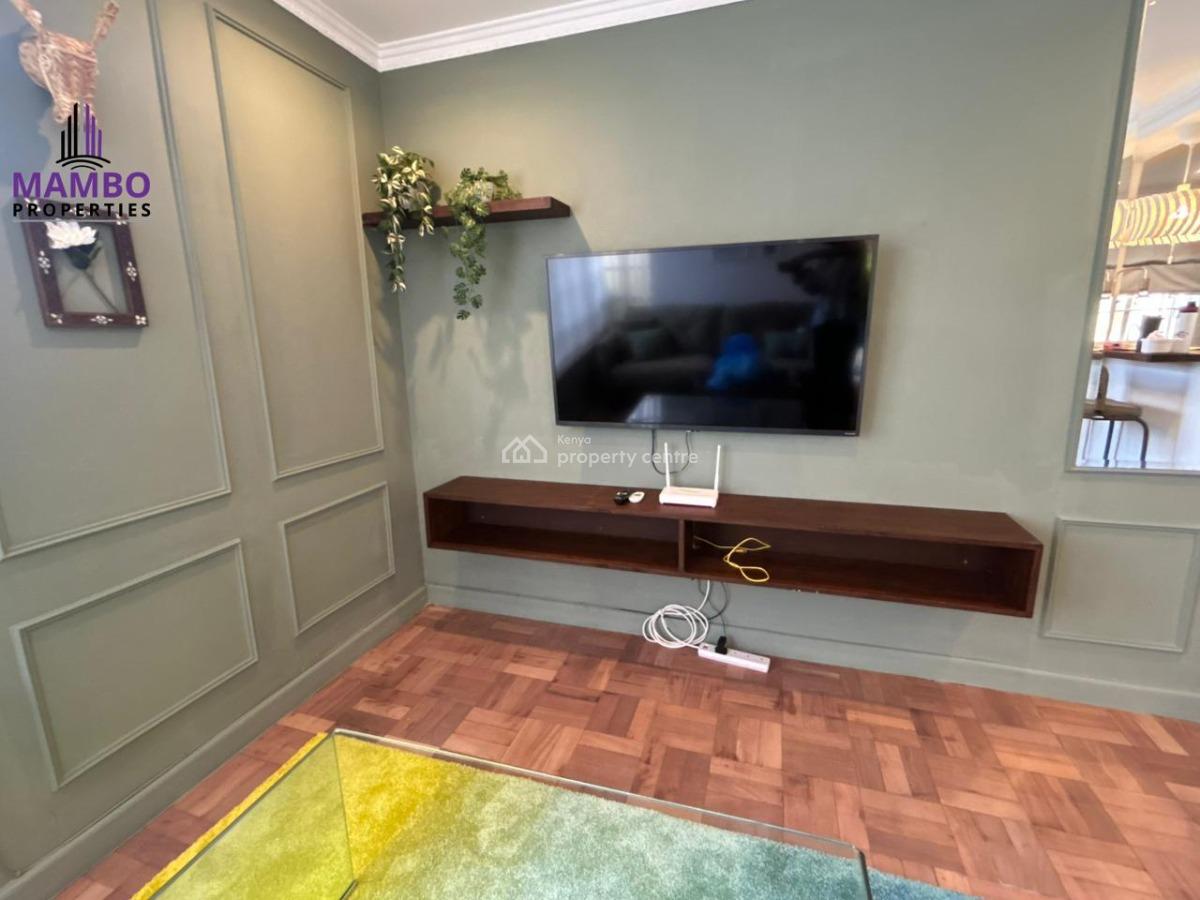 Furnished 1-bedroom Apartment., Riverside Drive., Westlands, Nairobi, Apartment for Rent