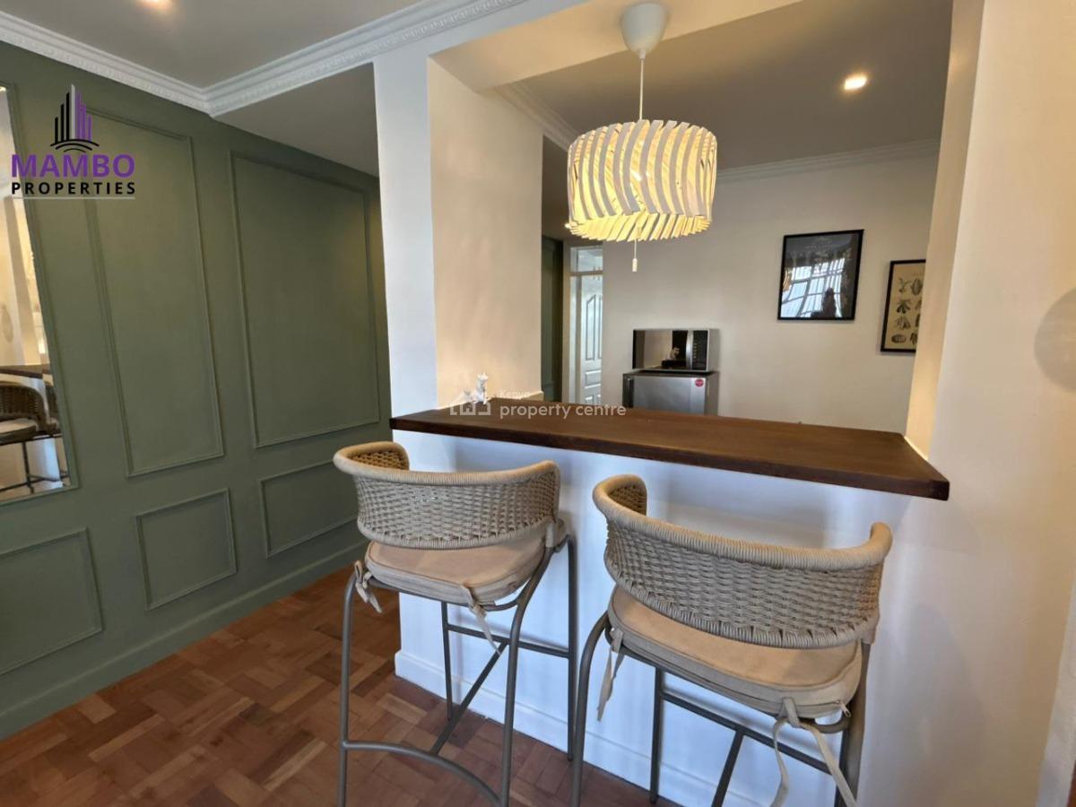 Furnished 1-bedroom Apartment., Riverside Drive., Westlands, Nairobi, Apartment for Rent