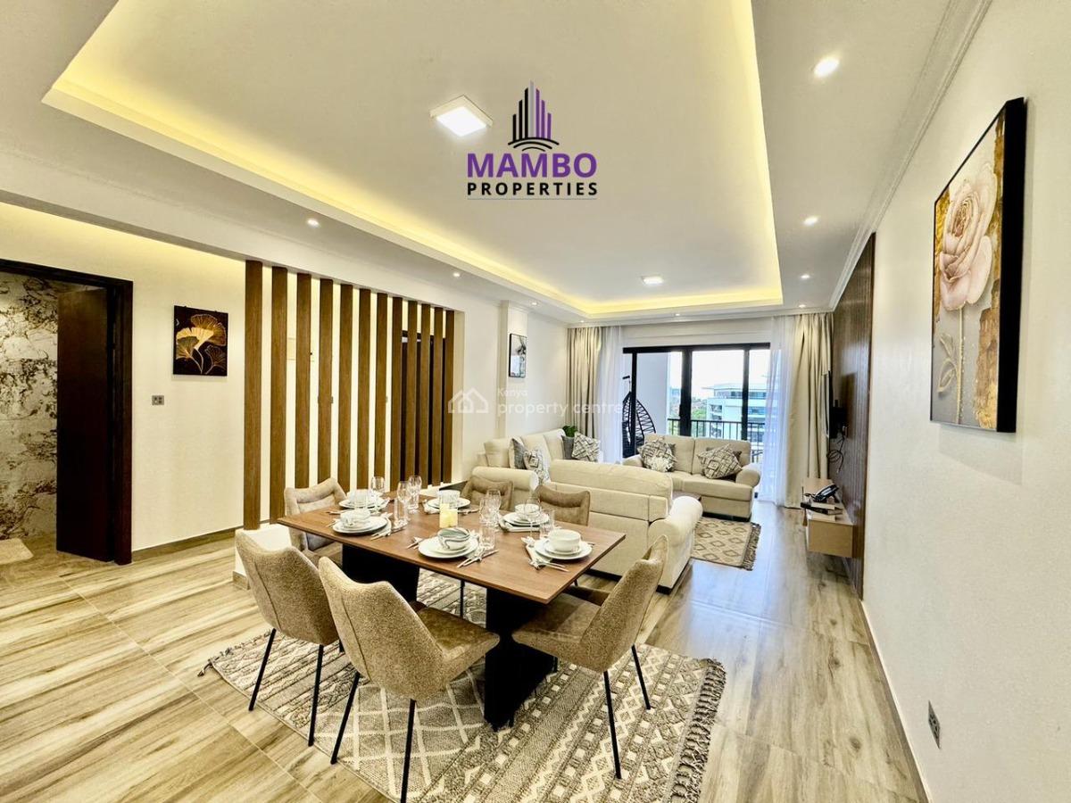 Modern 2 Bedroom Furnished Apartment with Amenities., Brookside Drive, Westlands, Nairobi, Apartment for Rent