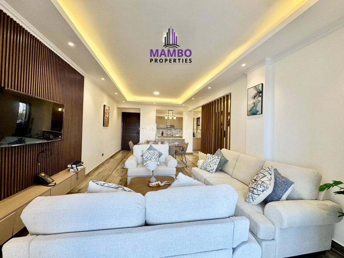 Modern 2 Bedroom Furnished Apartment with Amenities., Brookside Drive, Westlands, Nairobi, Apartment for Rent