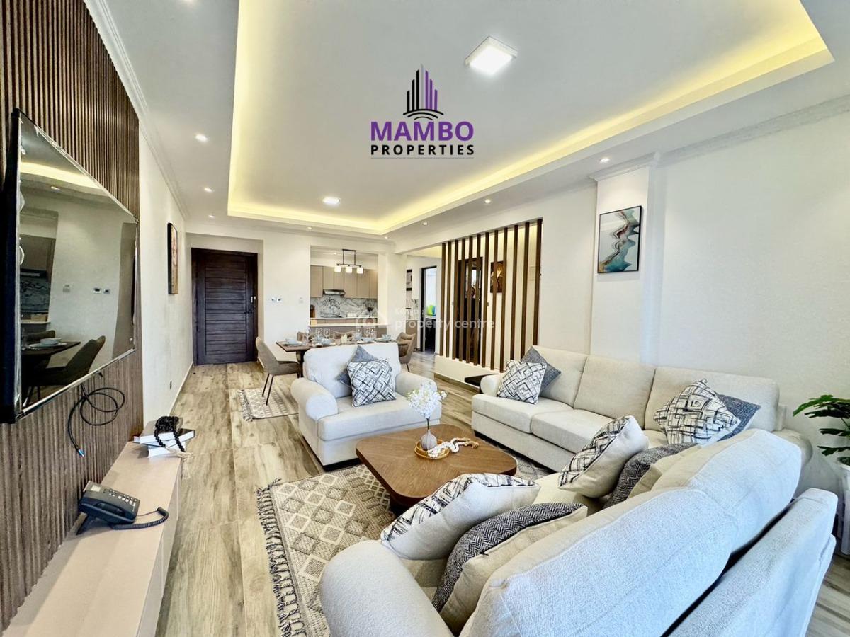 Modern 2 Bedroom Furnished Apartment with Amenities., Brookside Drive, Westlands, Nairobi, Apartment for Rent