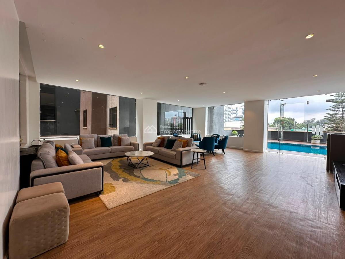 Luxurious 2 Bedroom All Ensuite in Westlands with Heated Swimming Pool, Brookside Drive, Westlands, Nairobi, Apartment for Rent