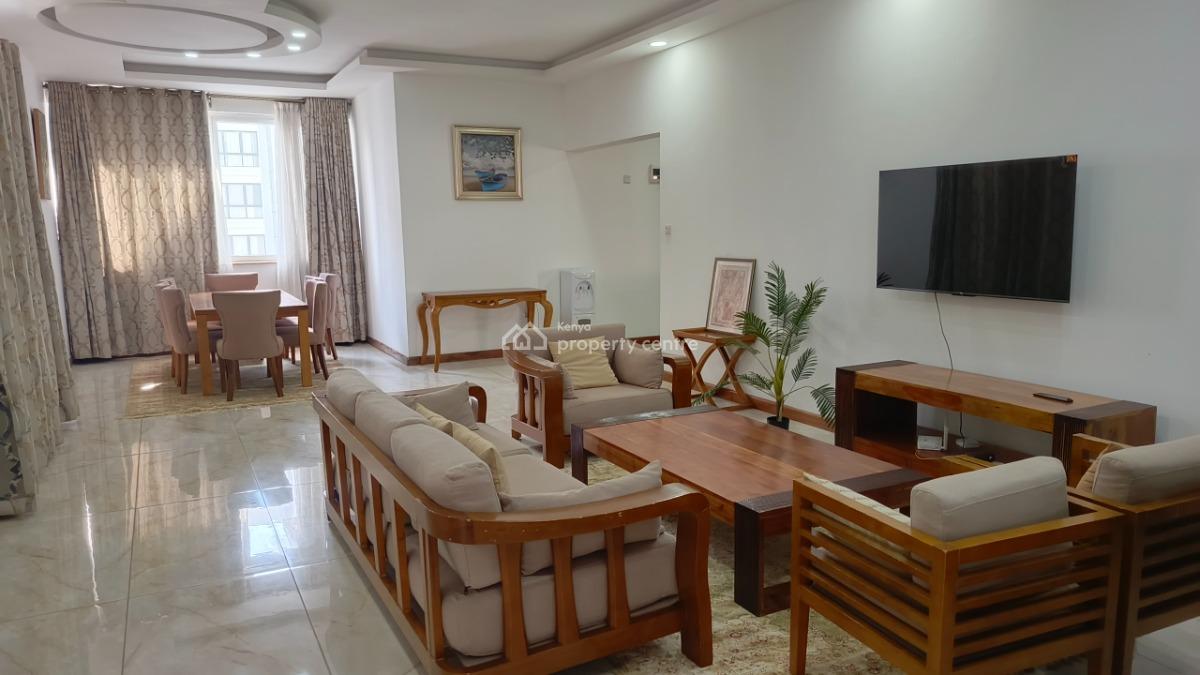 an Elegant Very Spacious 4 Bedroom All Ensuite +dsq Fully Furnished, General Mathenge, Westlands, Nairobi, Apartment for Rent