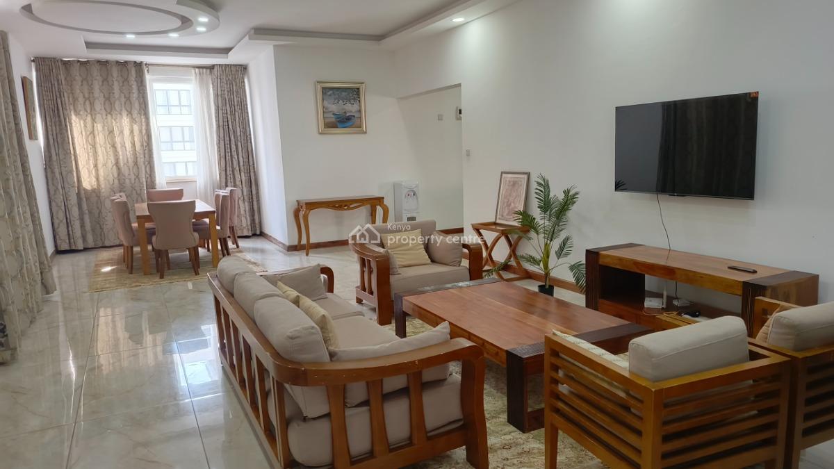 an Elegant Very Spacious 4 Bedroom All Ensuite +dsq Fully Furnished, General Mathenge, Westlands, Nairobi, Apartment for Rent