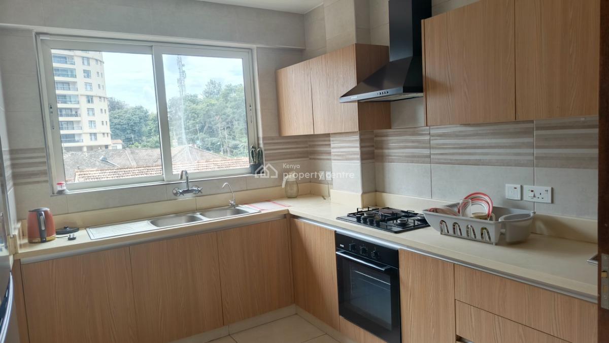 an Elegant Spacious 3 Bedroom Fully Furnished, General Mathenge, Westlands, Nairobi, Apartment for Rent