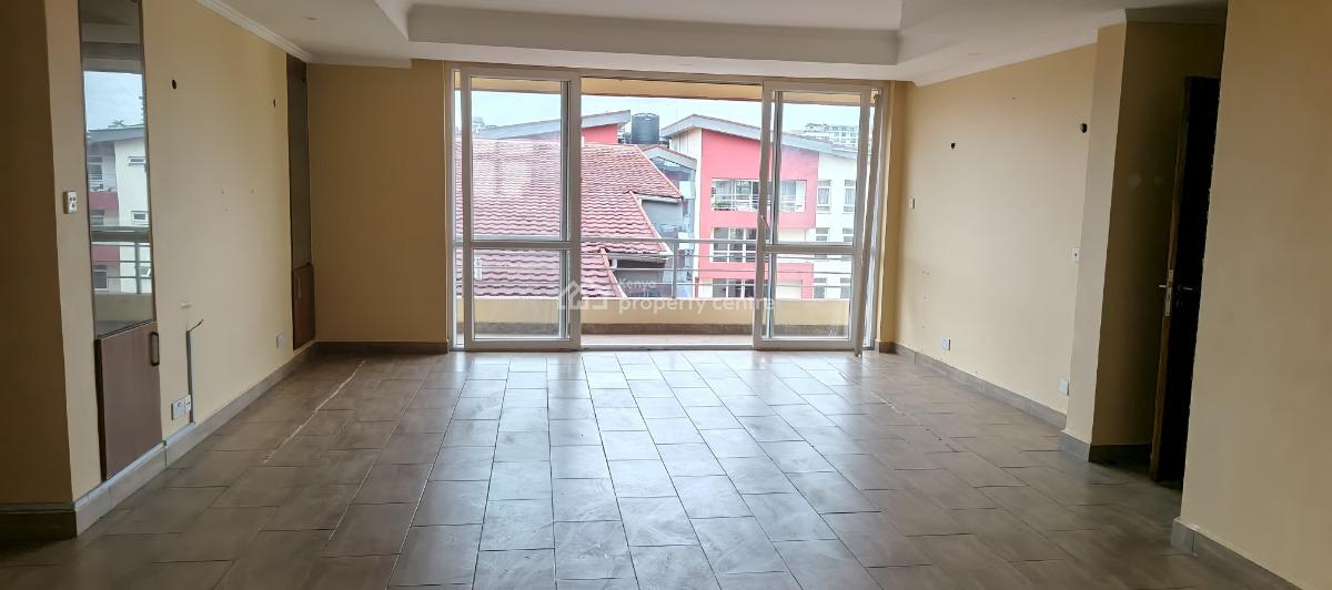 3 Bedroom Unfurnished Apartment in Kilimani with Dsq, Argwings, Kilimani, Nairobi, Apartment for Rent