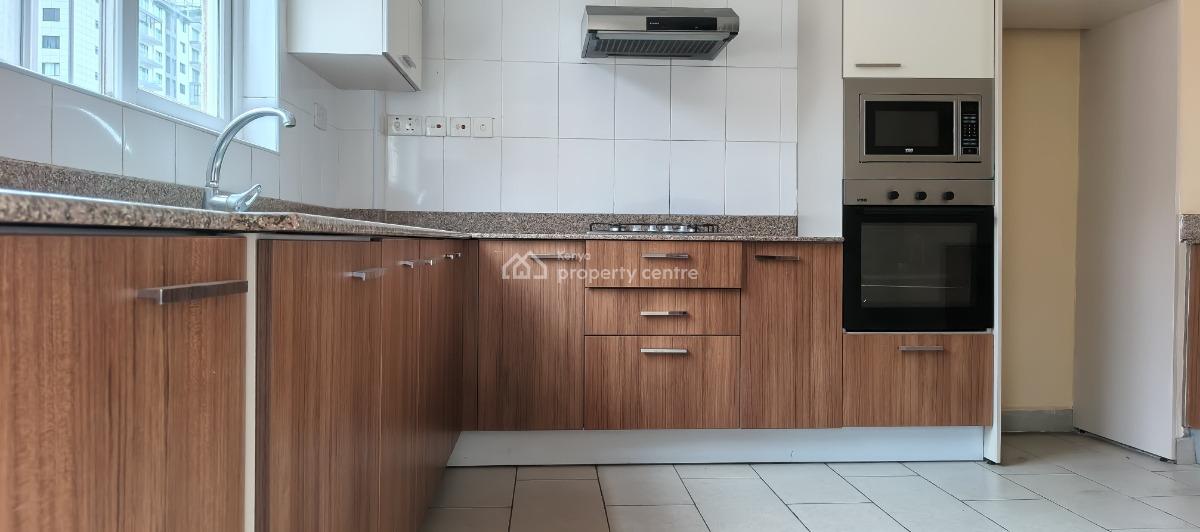 3 Bedroom Unfurnished Apartment in Kilimani with Dsq, Argwings, Kilimani, Nairobi, Apartment for Rent