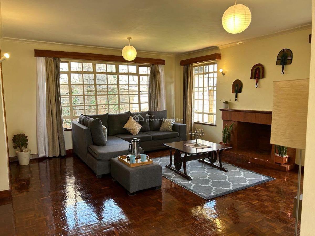 Fully Furnished 4 Bedroom House in Gated Community, Kiambu Road, Runda, Westlands, Nairobi, House for Rent