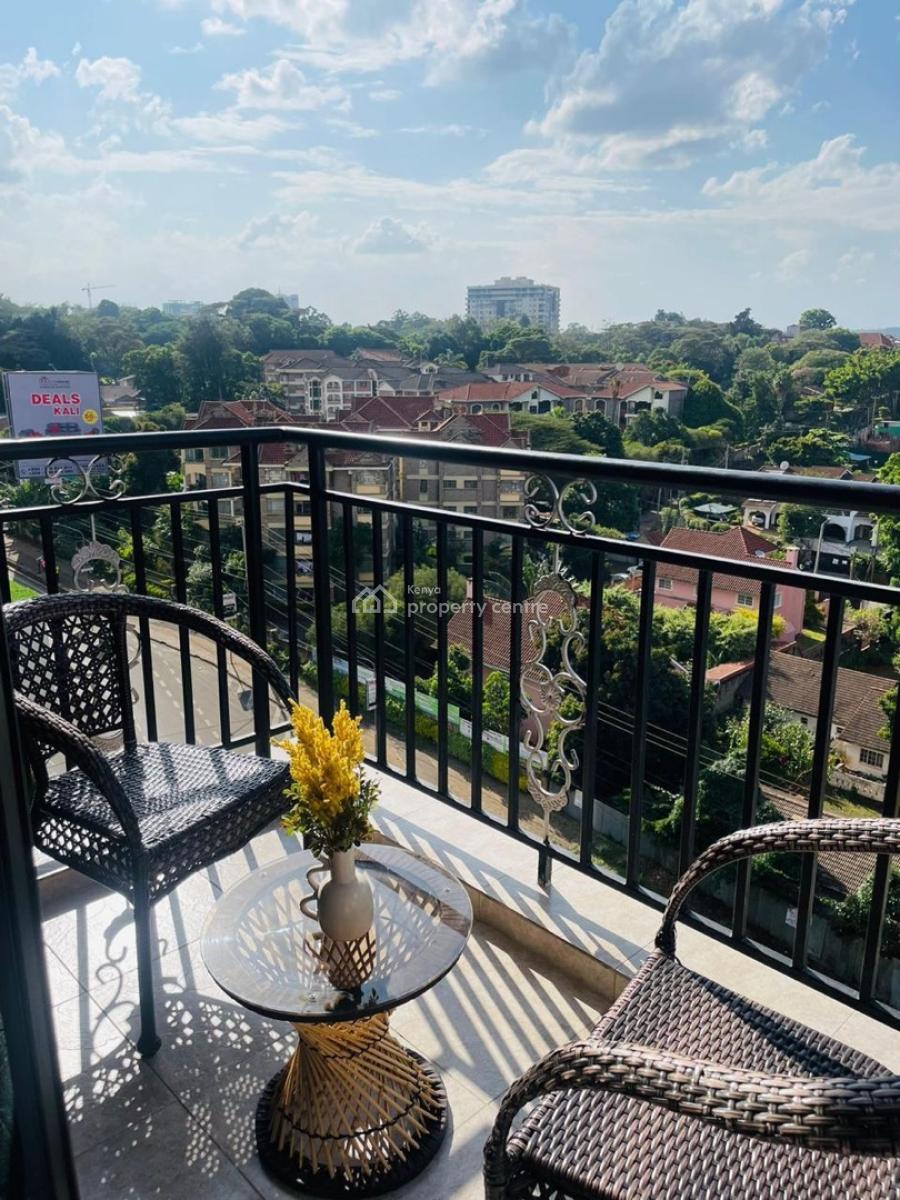 Fully Furnished and Serviced 2 Bedroom Apartment Master Ensuite, Kileleshwa, Nairobi, Apartment for Rent