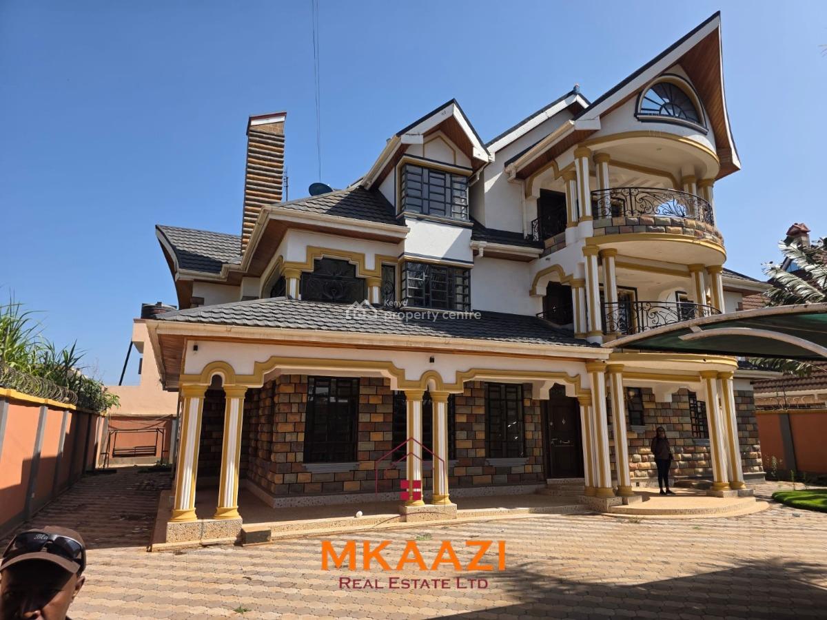 Ultra-secure 6-bedroom Luxury Mansion, Githingiri Estate, Thika, Kiambu, House for Sale