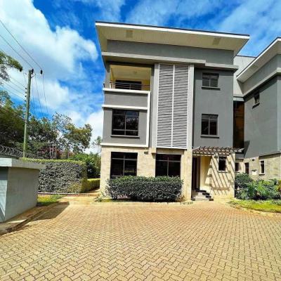 Elegant 5 Bedroom Townhouse + Dsq in a Gated Community at Lavington, Lavington, Nairobi, House for Rent