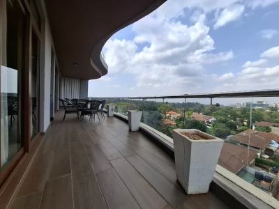 Stunning 3 Bedroom Furnished Apartment Off Peponi Road, Westlands, Nairobi, Apartment for Rent