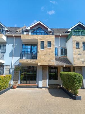 Ready for Occupation -- 4 Bedroom Tri-storey Townhouse, Delta Gradens Estate, Thogoto, Kikuyu, Kiambu, Townhouse for Sale