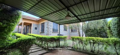 Charming Four-bedroom Bungalow  in Olkeri, Ngong, Olkeri, Ngong, Kajiado, Detached Bungalow for Rent