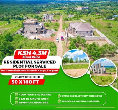 Serviced Gated Community Plot Avaialble in Kikuyu!, Rosegate 3 Estate, Lussingetti, Kikuyu, Kiambu, Residential Land for Sale