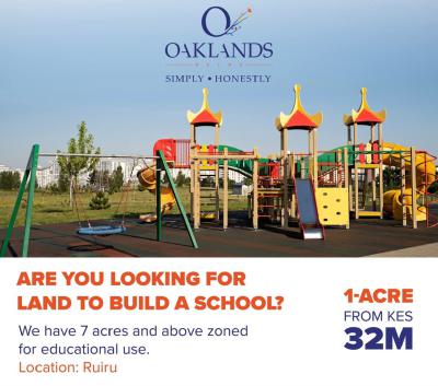 Educational Land Available at Oaklands!, Oaklands Estate, Ruiru, Kiambu, Land for Sale